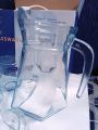 7 PCs Glass  Water Set  1-Jug + 6-Glass | Deli Glassware. 
