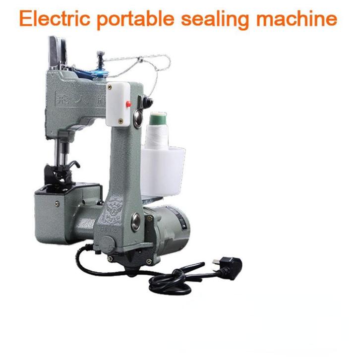 Hand Held Packing Machine Rice Noodle Knitting Fabric Non Woven Bag Sealing Machine Sewing Machine Electric Small Sewing Machine Industrial Grade Rice Bag Wheat Bag Tora Sealer Carton NOTE random color will be delivered