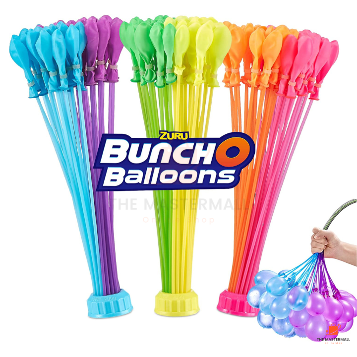 Bunch Of Balloons Rapid-Filling, Self-Sealing Water Balloons pack of 37 For Outdoor Summer Fun Game For Kids And Adults