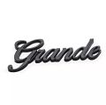 Set Of 5 Logos / Emblems For Toyota Corolla Altis Grande X in Black Color Matte Finishing. 