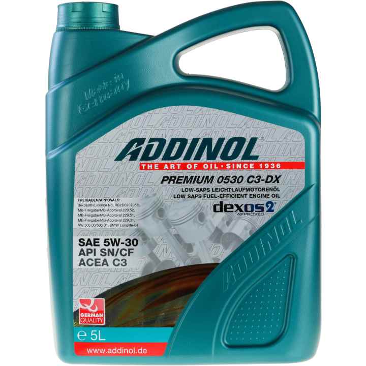 Addinol Premium 0530 C3-DX (DEXOS 2 GM APPROVED)