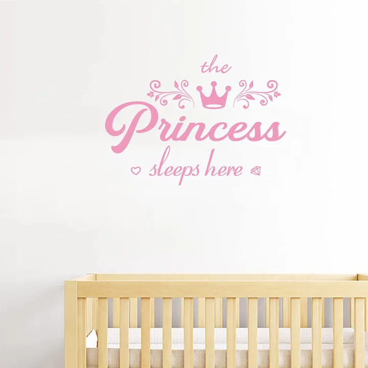 WallsArt%20Store%20Crown%20Diamond%20Wall%20Decals%20Princess%20Sleep%20Here%20Wall%20Stickers%20Removable%20DIY%20Mural%20Art%20Words%20With%20Flower%20Quotes%20Vinyl%20Stickers%20for%20Kids%20Bedroom%20Living%20Room%20Nursery%20Home%20Background%20Decoration%20-%20Image%206
