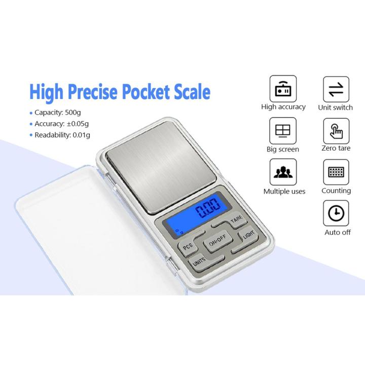 NBR DIGITAL POCKET SCALE ELECTRONIC DIGITAL KITCHEN SCALE 500g WEIGHT MACHINE DIGITAL WEIGHING SCALE MACHINE DIGITAL MINI SCALE WEIGHT MACHINE PORTABLE SCALE TABLE JEWELRY FOOD VEGETABLE FRUIT LIQUID SCALE WEIGHT MACHINE