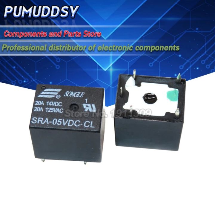 5PCS Relay SRA-05VDC-CL SRA-05VDC SRA-05V SRA-05 relays 5PINS 5V DC High Quality T74