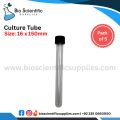 Normax Screw Cap Culture Tubes – Borosilicate Glass Tubes with Phenolic Caps – Premium Scientific Culture Tubes for Laboratory, Classroom or Home Use – Normax Glass Test Tubes, 16 × 150 mm, 15 mL – Packs of 5, 10, 25 & 100. 