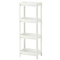 IKEA 3 Layer Shelf Unit, Black | White. 