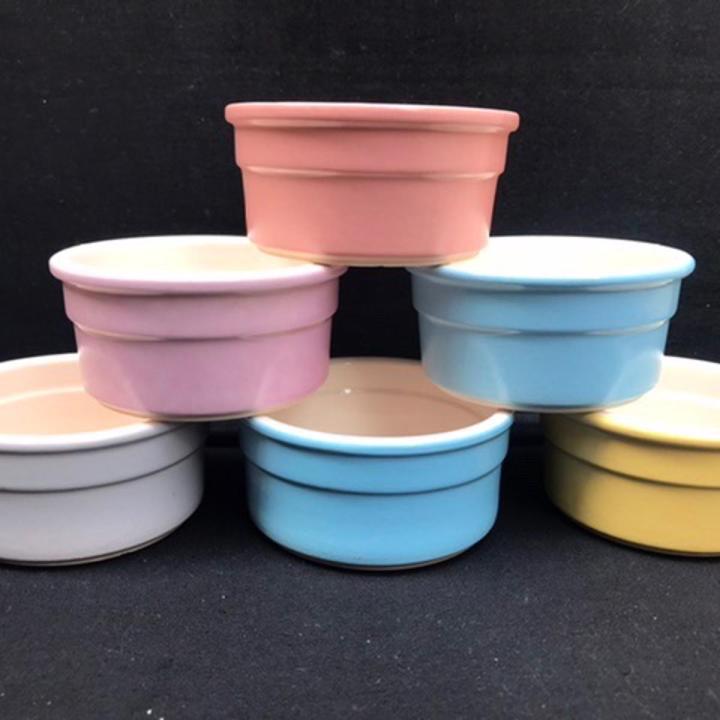Pots & Co CERMER Ceramic Ramekins by Cermer.Com Spanish Ceramic Glazed Terracotta 3.5"x1.75"