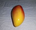1 Piece - Styrofoam Mango Fruit -  Simulated Mango - Decorative Artificial Mango - Thermacol Mangoes (Artificial Fruits for Decoration). 