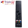 Multynet LED TV Remote / PEC Multynet,Itel & Mzee Common LCD/LED TV Remote Control With Social Buttons (Without Voice) Speed ES Function | Triple H. 