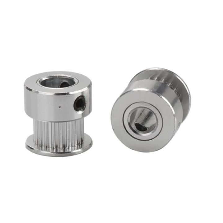 1pcs 20 Teeth 8mm M4 GT2 Idler Pulley 2GT-20 Synchronous pulley Aluminum Dual