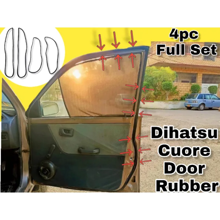 Dihatsu%20Cuore%20Door%20Rubber%20Gate%20Rubber%20Door%20Seals%204pcs%20For%204%20doors%20EPDM%20Material%20-%20Image%202