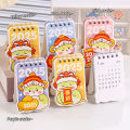 2025 Mini Cartoon Table Calendar Desktop Decoration Creative Coil Calendar Plan Children's Day Gift. 