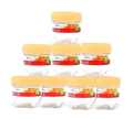 Pack of 4/8/12 Multipurpose Interlock Food Spices Sauce Storage Jars 300ml Refrigerator Container 3x3 inches. 