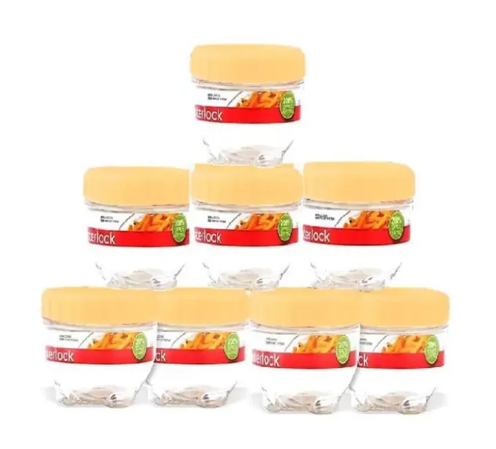 Pack%20of%204/8/12%20Multipurpose%20Interlock%20Food%20Spices%20Sauce%20Storage%20Jars%20300ml%20Refrigerator%20Container%203x3%20inches%20-%20Image%206