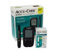Accu Check Active Glucometer with 10 free strips Life Time warranty. 
