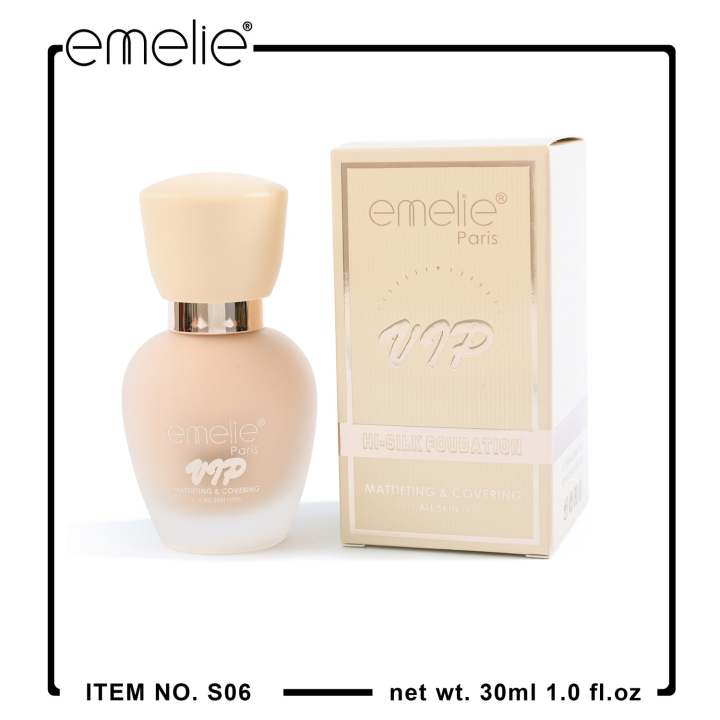 Emelie Cosmetics - VIP HI-SILK FOUNDATION