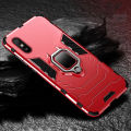 Vantime for Redmi 9A Case Hard Shockproof Stand Holder Cover. 
