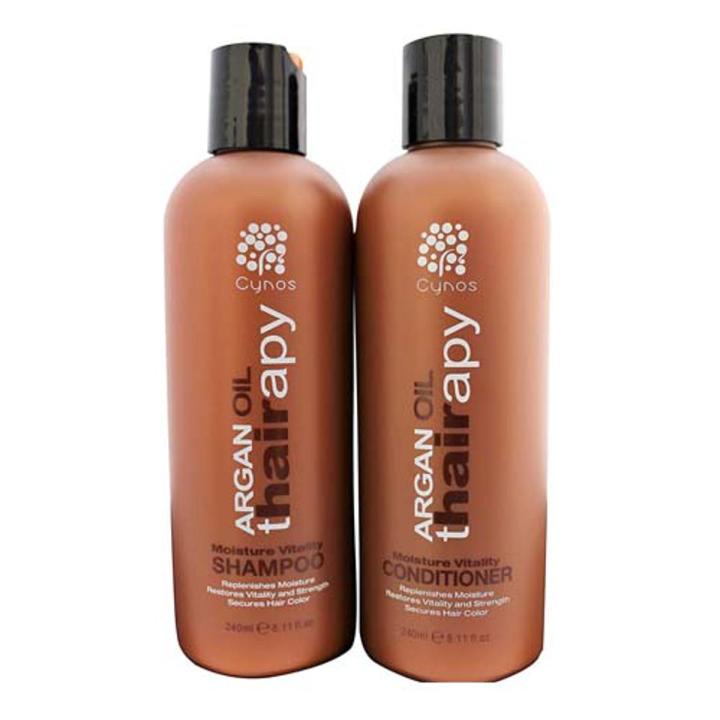 Cynos Argan Oil Thairapy Moisture Shampoo & Conditioner Set 240ml Each