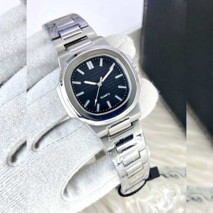 Classy | Watch For Men | Luxury Mens Watch Quartz Movement Colorful Stainless Steel Chain Watches Waterproof | Top Quality Stainless Steel Chain Heavy Built Business Fashion Casual Watch For Men (Perfect Gift For Men & Women)