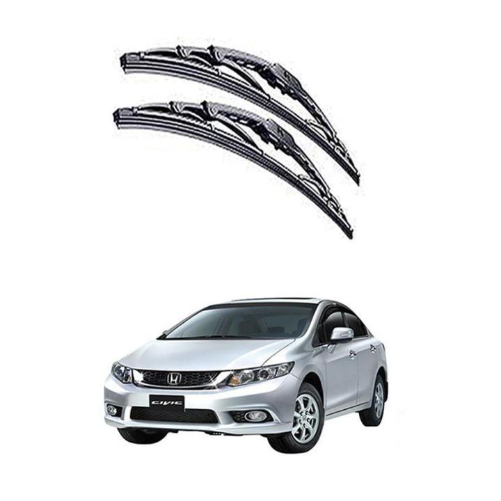 Pack of 2- High Quality Wiper Blades for Honda Civic 2012-2016