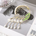 Wedding Styling Tools Hairpin Flower Festival Tassel Hair Clip For Women Temperament Ponytail Hair Holder Hair Bun Accessories. 