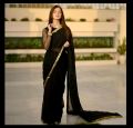 Women’s Stitched Chiffon Saree with Blouse and Petticoat - Ready to Wear| Women Stylish Chiffon Saree Stitched |  Saree For Girls with Full Blouse. 