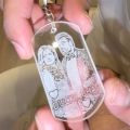Transparent Customized Keychains - Print Your Own Image Text on Acrylic Keychain. 