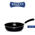 XELENT CRYSTAL FIX HANDLE FRYPAN 26 CM (BLACK). 