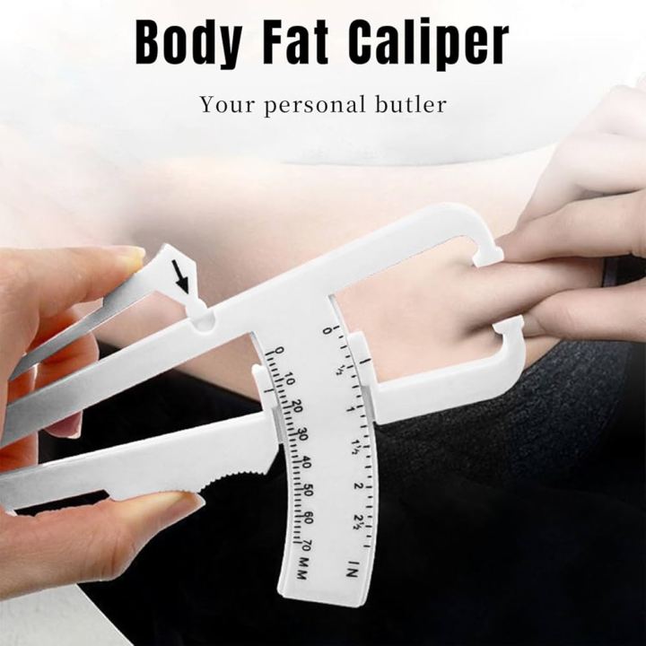 Fat Caliper Fitness Slim Measure Chart Body Fat Skinfold Tester Caliper Analyze