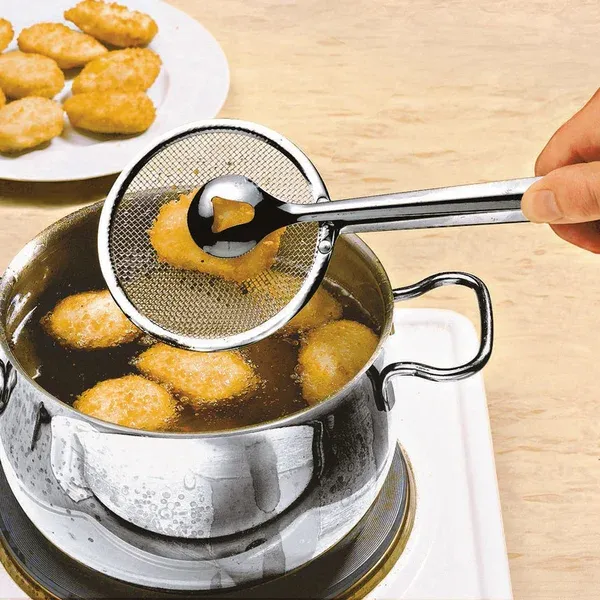 Stainless%20Steel%20Fryer%20Strainer,%20Grease,%20Slotted%20Spoon,%20Grill,%20Buffet,%20Serving%20Tongs,%20Frying%20Tongs,%20Frying%20Net,%20Strainer,%20Filter,%20Oil%20Drainer%20-%20Image%206