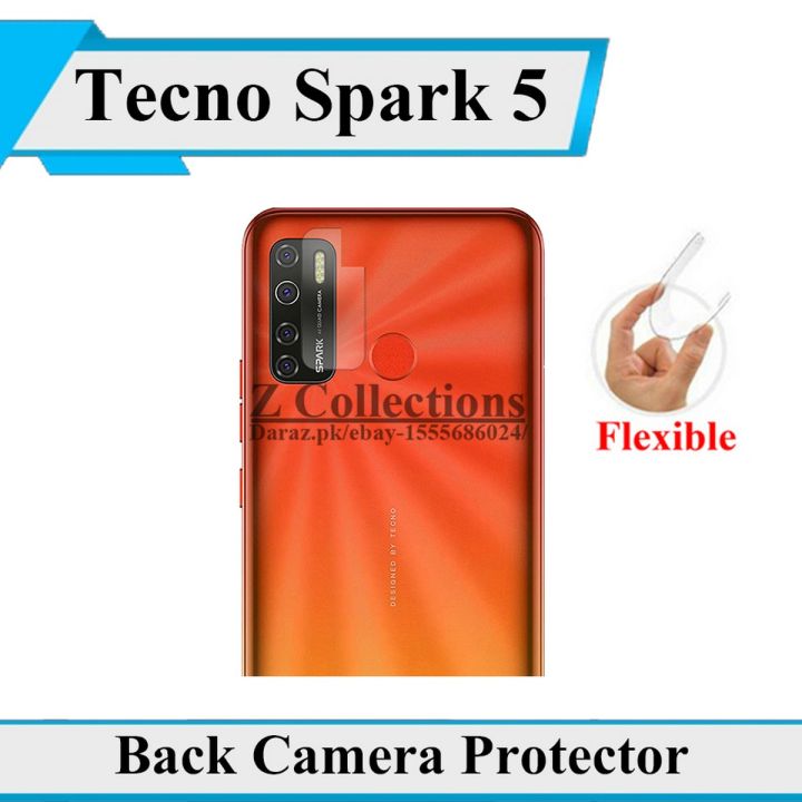 Tecno Spark 5 Back Camera 9H Gorilla Flexible Protector For Spark 5
