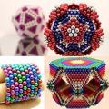 216 pcs 5mm Magnet Balls (Multi) Magic Bead 3D Puzzle Ball Sphere Magnetic Buckyballs. 