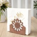 1 Pc, Wooden Sunflower Tissue Holder – Stylish Napkin Stand for Dining & Kitchen Decor – Tabletop Tissue Organizer for Home Decoration – Tissue Holder – Kitchen organizers – Kitchen accessories – Organizer – Tissue Box Holder. 