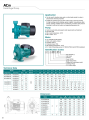 LEO AC-750C4, 7500WATT / 10 HP, CLEAN WATER CENTRIFUGAL PUMP, 380V~400V THREE PHASE, SIZE:- 4" X 3", ITALY PATTENT DESIGN EURPEON STANDARD. 