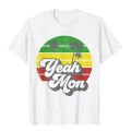 Yeah Mon Jamaica Rasta Roots Rock Reggae Jamaican Retro Gift T-Shirt Boy Family Geek Tops Shirt Cotton T Shirt Party. 