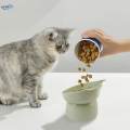 Raised Cat Bowl Elevated Cat Food Bowl Durable Stable Lightweight Pet Feeding Dish Kitten Water Bowl. 