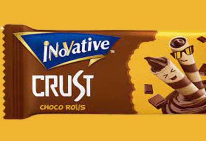 innovative crust choco rolls , Box of 24 packets , crispy refreshing filled with chocolate inside