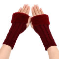 Adults Gloves Fingerless Fall Winter Ladies Writing Gloves. 