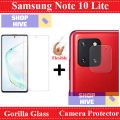 Samsung Galaxy Note 10 Lite Unbreakable Gorilla Glass Premium High Quality Tempered Glass Screen Protector + Back Camera 9H Gorilla Flexible Protector For Samsung Galaxy Note 10 Lite. 