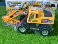 Kids Construction Crane Toy - Yellow Excavator Truck - Moveable Arm & Rotating Wheels - Durable Material - Educational & Fun Toy for Toddlers - Realistic Heavy-Duty Truck - Ideal Gift for Boys & Girls - Indoor & Outdoor Playset. 
