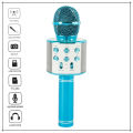 New WS 858 Portable Rechargeable Wireless Bluetooth Microphone & HiFi Speaker KTV Handheld Karaoke Singing Mic For Kids & Adults Best For Birthday Gift Home Party Indoor Outdoor Entertainment Song and Naat Singing WS858 Wireless Mic. 