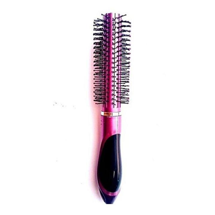 Round Hair Brush Round Hair Brush With Nylon Wire (Size:20x4cm)