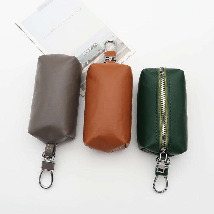 Zipper%20Key%20Holder%20Stylish%20Leather%20Soft%20Key%20Pouch%20Mini%20Large-Capacity%20Keychain%20Wallet%20For%20Men%20Women%20Travel%20Use%20-%20Image%205