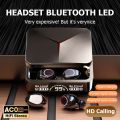Delenzo Mart Original TWS M90 Wireless Headphones Sliding Cover Gaming Earphone Bluetooth 5.3 Sport Earbuds Music Headsets. 