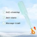 Self-Cleaning Anti-Static Hair Brush with Scalable Rotating Lifting and Massage Comb. 