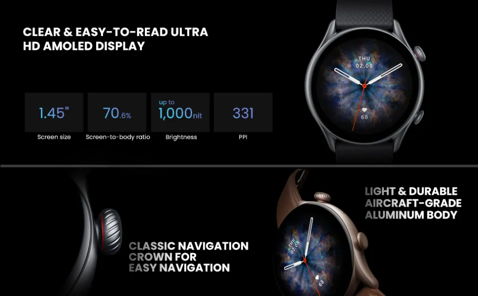 Amazfit GTR Pro Smart Watch for Men, Alexa Built-in, Bluetooth