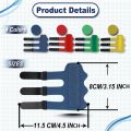 Finger Joint Brace Finger Straightener Trigger Finger Splint Adjustable Durable Adjustable Finger Fixing Belt Hand Splint Colorful Finger Brace Support Protector. 