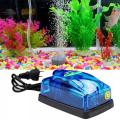 Aquarium Oxygen Pump Fish Tank Adjustable Air Pump Blue. 