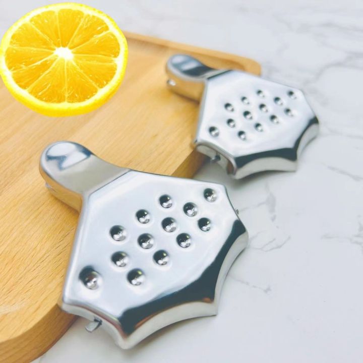 Easy To Use Hand Press Stainless Steel Lemon Tongs Rustproof