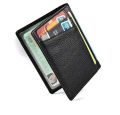 Super Slim Soft Wallet 100% Genuine Leather Mini Credit Card Wallet Purse Card Holders Men Wallet Thin Small. 